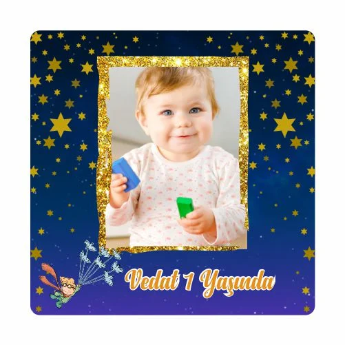 Küçük Prens Temalı Doğum Günü Magneti